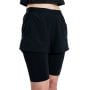 Pantaloni scurți pentru femei 2in1 ULTRA Black - STRIX S