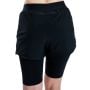 Pantaloni scurți pentru femei 2in1 ULTRA Black - STRIX S