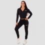 Hanorac pentru femei Zip-up TRN Black - GymBeam S