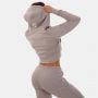 Hanorac pentru femei Zip-up TRN Grey - GymBeam M