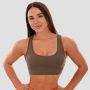 Sutien sport Mesh Panel Olive - GymBeam M