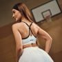 Fustă pentru femei Varsity Skort White - GymBeam S