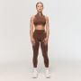 Colanți pentru femei Fierce Seamless Brown - GymBeam S
