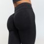 Colanți pentru femei Fierce Seamless Dark Grey - GymBeam XXL