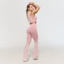 Pantaloni fără cusături pentru femei Fierce Baby Pink - GymBeam XXL