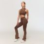 Pantaloni fără cusături pentru femei Fierce Brown - GymBeam XXL
