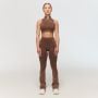 Pantaloni fără cusături pentru femei Fierce Brown - GymBeam XXL