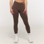 Colanți pentru femei Fierce V-back Cappuccino - GymBeam XXL