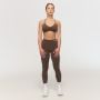 Colanți pentru femei Fierce V-back Cappuccino - GymBeam XXL