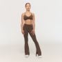 Pantaloni pentru femei V-back Fierce Cappuccino - GymBeam XXL