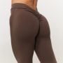 Pantaloni pentru femei V-back Fierce Cappuccino - GymBeam XXL