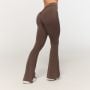 Pantaloni pentru femei V-back Fierce Cappuccino - GymBeam XXL