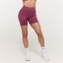 Pantaloni scurți pentru femei Lift Seamless Plum - GymBeam S