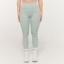 Colanți pentru femei High-waist Limitless Eucalypt - GymBeam S
