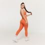 Colanți pentru femei High-waist Limitless Orange - GymBeam S