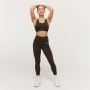 Colanți pentru femei High-waist Limitless Espresso - GymBeam XS