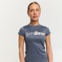 Tricou pentru femei Mesh Essence Denim Blue - GymBeam S