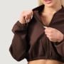 Hanorac pentru femei Zip-Up NEO Mocha - GymBeam XL