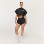 Hanorac pentru femei Relay Cropped Black - GymBeam S