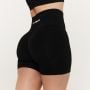 Pantaloni scurți pentru femei Sculpt Seamless Black - GymBeam S