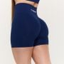 Pantaloni scurți pentru femei Sculpt Seamless Navy - GymBeam S