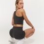 Pantaloni scurți pentru femei BEAT Charcoal - GymBeam XXL