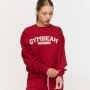 Hanorac pentru femei Varsity Red - GymBeam XXL