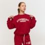Hanorac pentru femei Varsity Red - GymBeam XXL