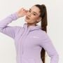 Hanorac cu fermoar pentru femei Limitless Lavender - GymBeam M