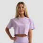 Tricou pentru femei Cropped Limitless Lavender - GymBeam S