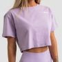 Tricou pentru femei Cropped Limitless Lavender - GymBeam S