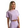 Tricou pentru femei Cropped Limitless Lavender - GymBeam S