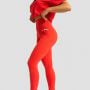Colanți pentru femei High-waist Limitless Hot Red - GymBeam S