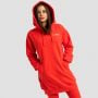 Hanorac pentru femei Limitless Longline Hot Red - GymBeam XXL
