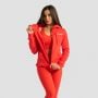 Hanorac cu fermoar pentru femei Limitless Hot Red - GymBeam XXL