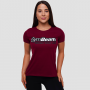 Tricou pentru femei Beam Burgundy - GymBeam S