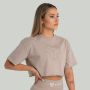 Tricou pentru femei CropTop Taupe - STRIX XL