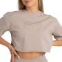 Tricou pentru femei CropTop Taupe - STRIX XL