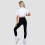 Tricou pentru femei cropped Earned White - GymBeam L