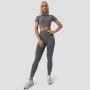 Tricou pentru femei FLO Crop Top Grey - GymBeam L