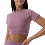 Tricou pentru femei FLO Crop Top Violet - GymBeam XL
