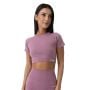 Tricou pentru femei FLO Crop Top Violet - GymBeam XL