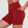 Pantaloni scurți pentru femei Ignite Dark Red - GymBeam M