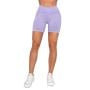 Pantaloni scurți pentru femei Lift Seamless Violet - GymBeam L