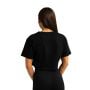 Tricou pentru femei Cropped Limitless Black - GymBeam S