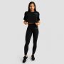 Tricou pentru femei Cropped Limitless Black - GymBeam S