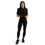Tricou pentru femei Cropped Limitless Black - GymBeam S