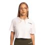 Tricou pentru femei Cropped Limitless White - GymBeam M
