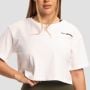 Tricou pentru femei Cropped Limitless White - GymBeam M