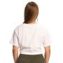 Tricou pentru femei Cropped Limitless White - GymBeam M